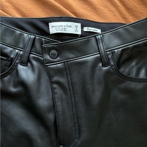 NWOT A&F Leather Pants
